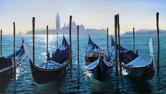 Painting for sale online - Gondolas