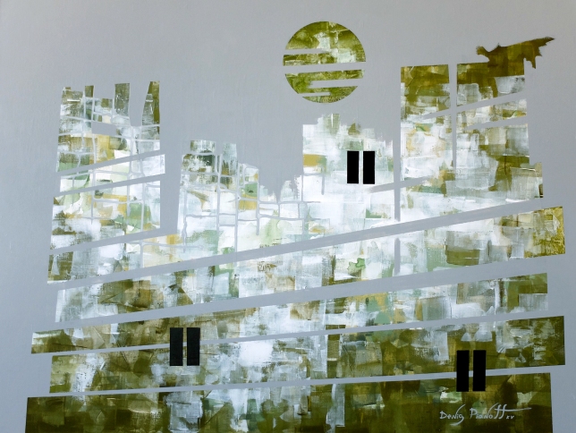 Painting for sale online - The Broken Town