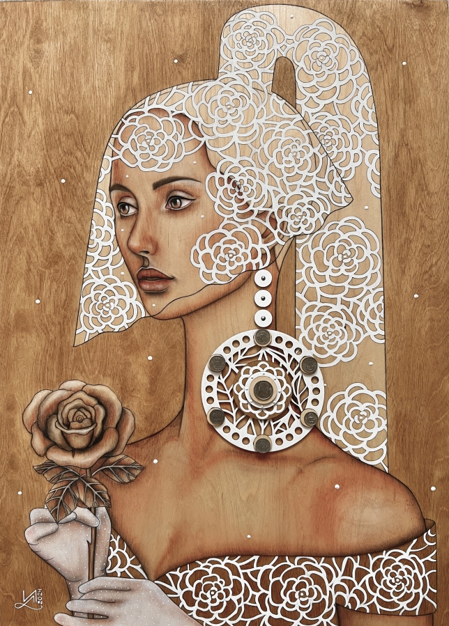 Painting for sale online - Bride of December