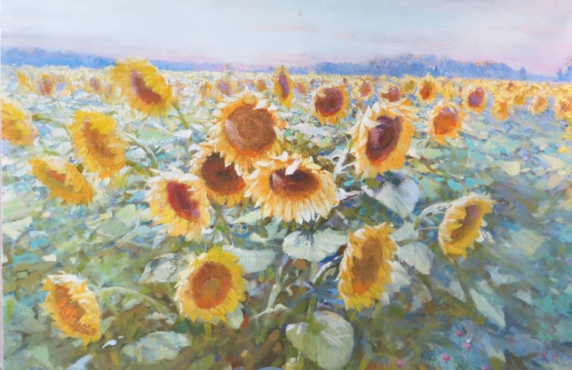 Painting for sale online - Sunflowers 