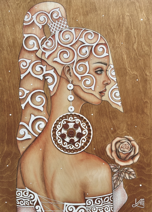 Painting for sale online - Januarys Bride