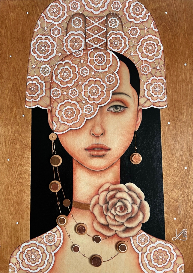 Painting for sale online - Bride of February