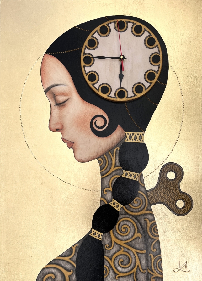 Painting for sale online - Keeper of Time I