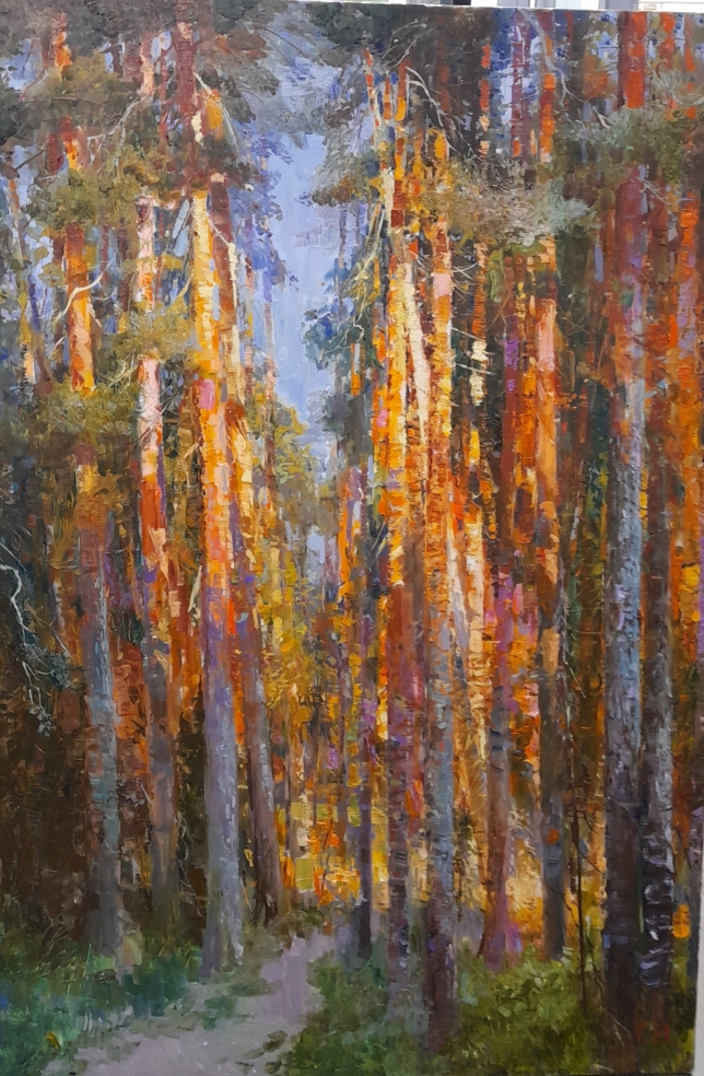 Painting for sale online - Evening organ