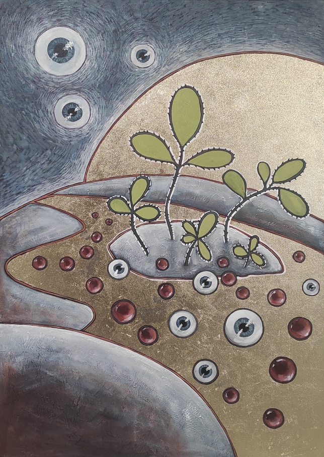 Painting for sale online - Golden conditions