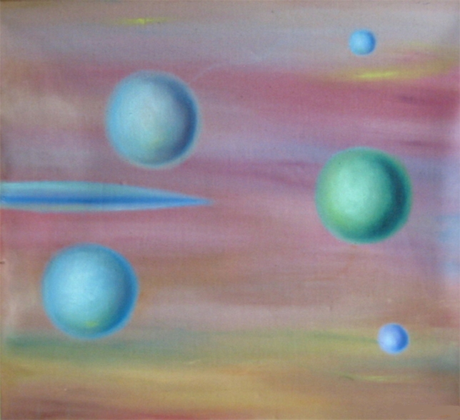 Painting for sale online - The Pink Space