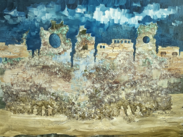 Painting for sale online - The Empire Before the Rain