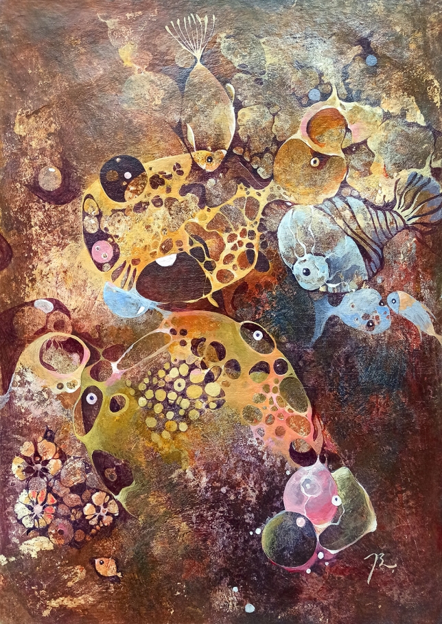 Painting for sale online - Underwater Kaleidoscope