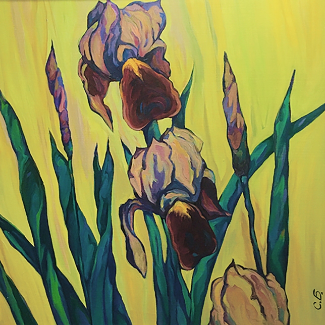 Painting for sale online - Irises