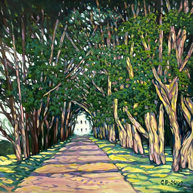 Painting for sale online - Summer at the estate