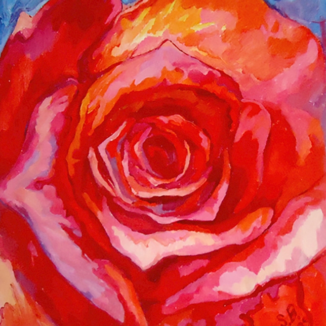 Painting for sale online - Rose