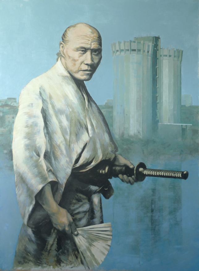 Painting for sale online - Concrete samurai