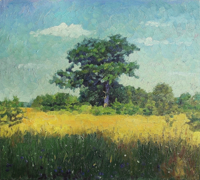 Painting for sale online - Klyazma floodplain