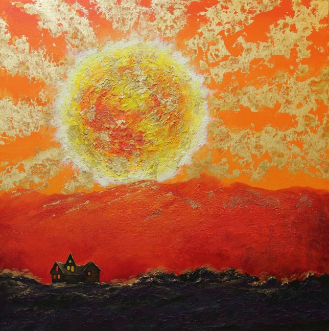 Painting for sale online - A house near the sun