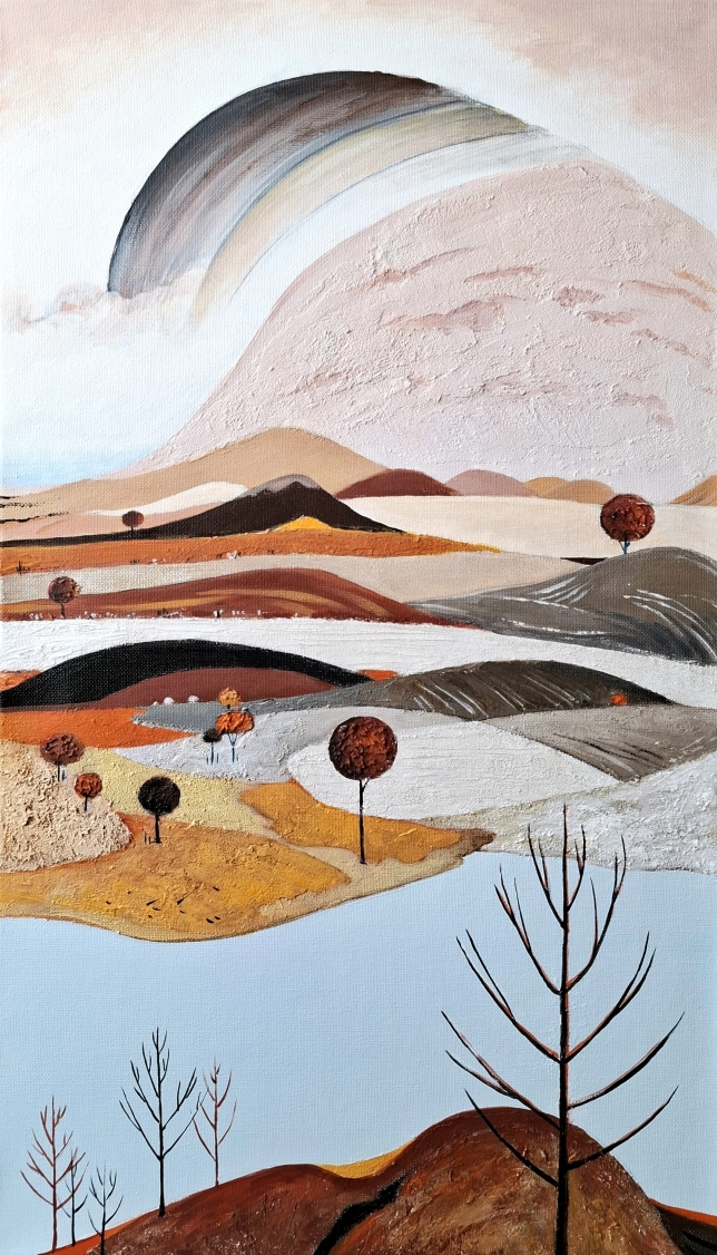 Painting for sale online - Dreams of Forgotten Planets 1