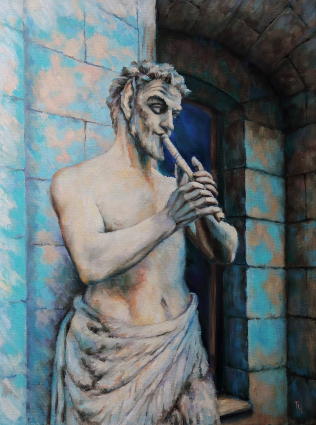 Painting for sale online - The Lonely Faun of Massandra