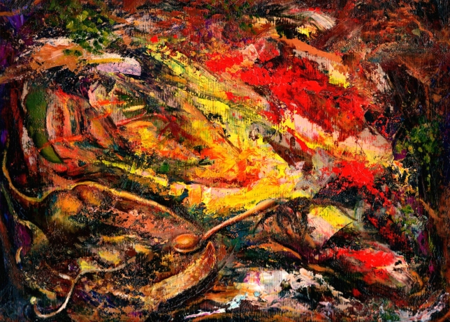 Painting for sale online - The Echoes of Sleep