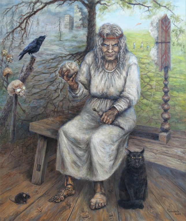 Painting for sale online - Baba Yaga