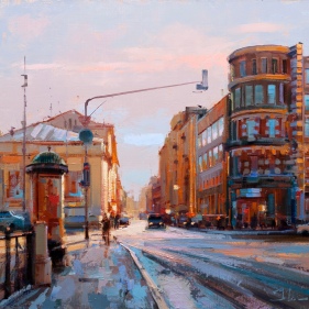 Painting for sale online - It's already March, Bolshaya Dmitrovka