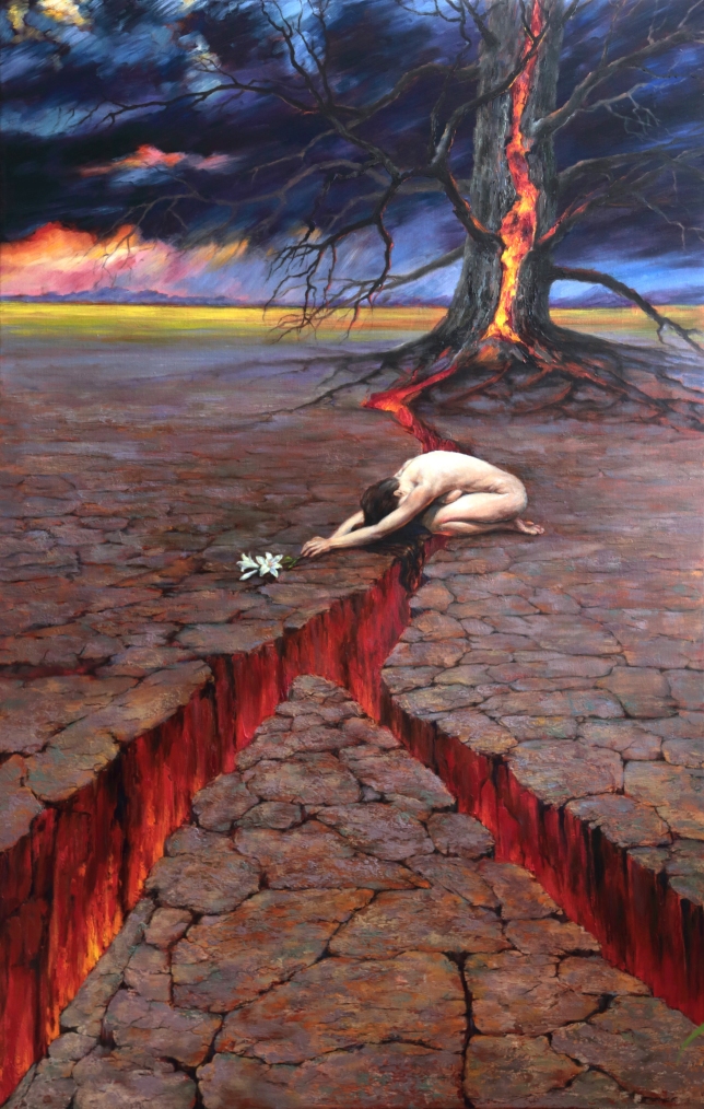 Painting for sale online - Eves Loneliness