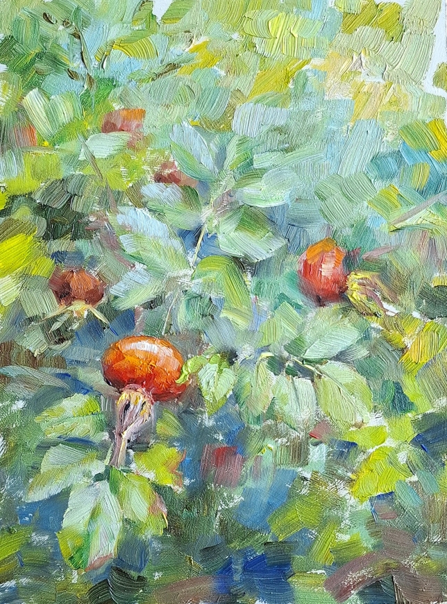 Painting for sale online - Rose hip