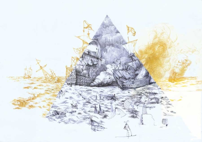 Painting for sale online - Sea Battle 1