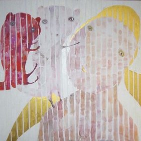 Painting for sale online - Two cats