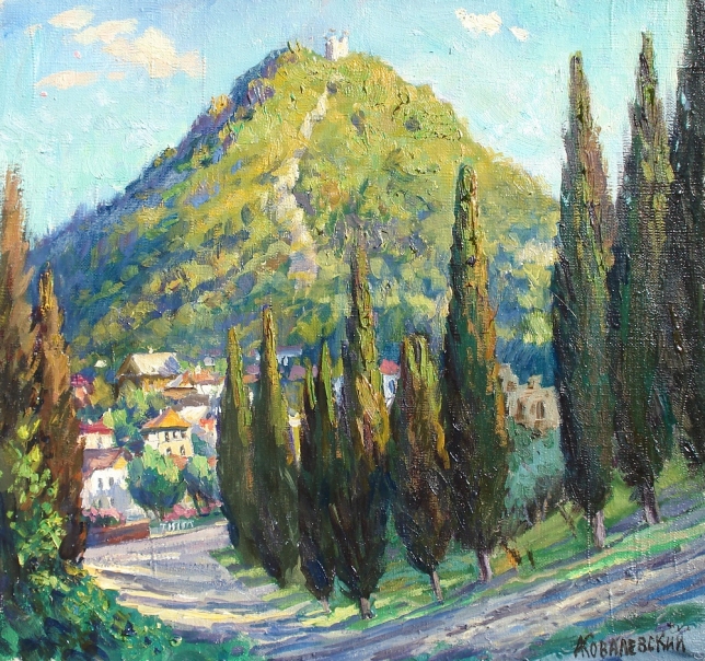 Painting for sale online - View of the Anakopia Fortress