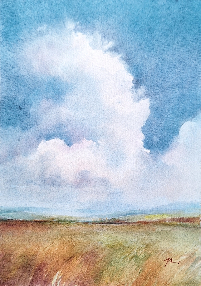 Painting for sale online - The white cloud
