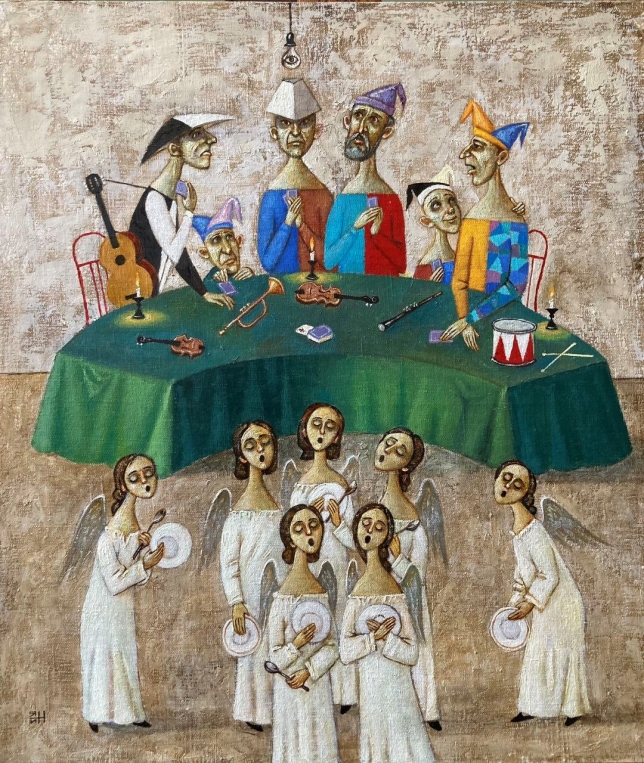 Painting for sale online - Concert for choir and orchestra.