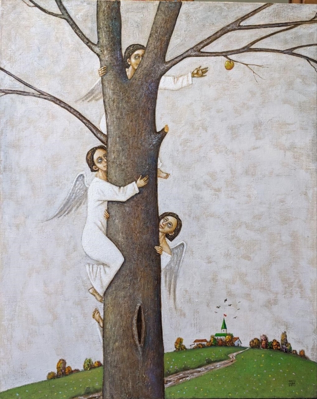 Painting for sale online - Forbidden fruit