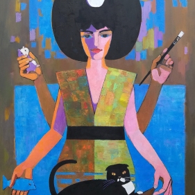 Painting for sale online - Home is where the heart is