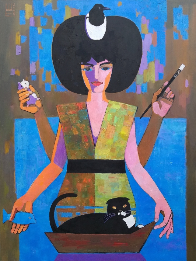 Painting for sale online - Home is where the heart is