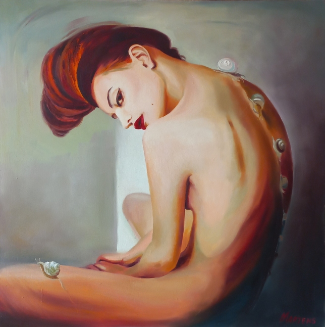 Painting for sale online - The Snail Princess