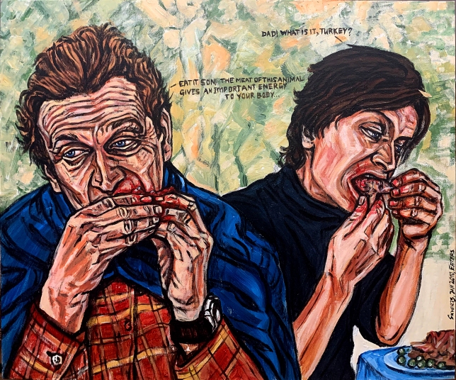 Painting for sale online - Dad, is that a turkey?