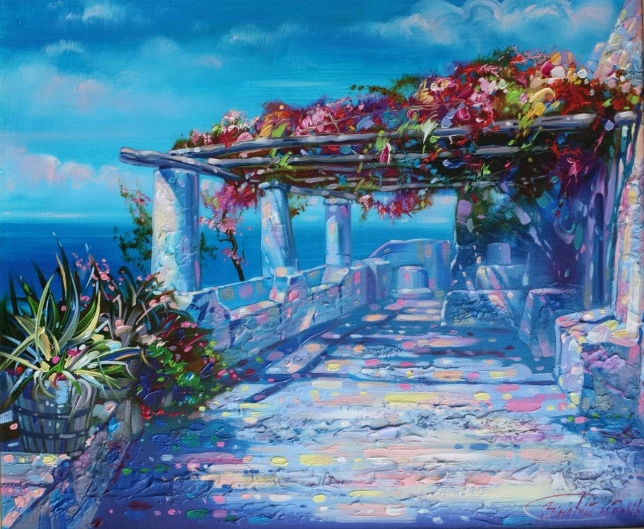 Painting for sale online - Glare of the Sicilian Sun