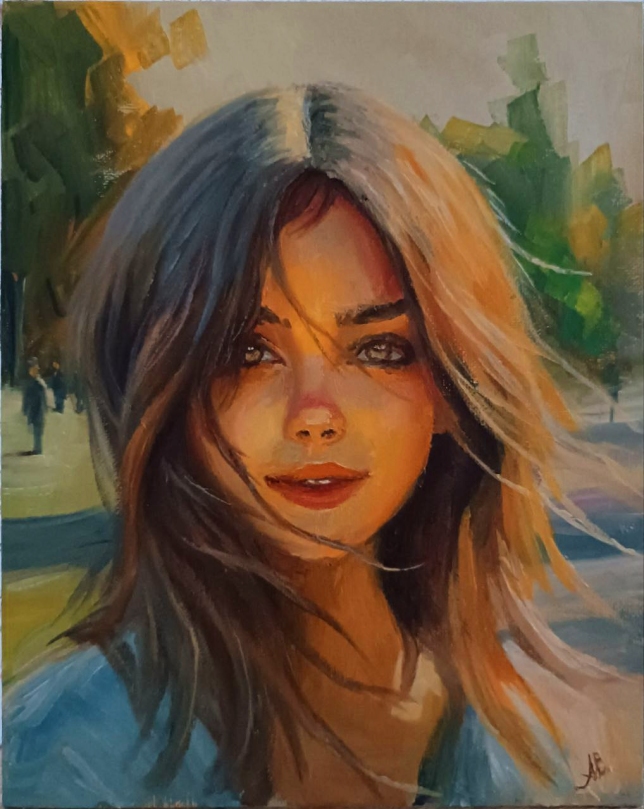 Painting for sale online - Sunny day