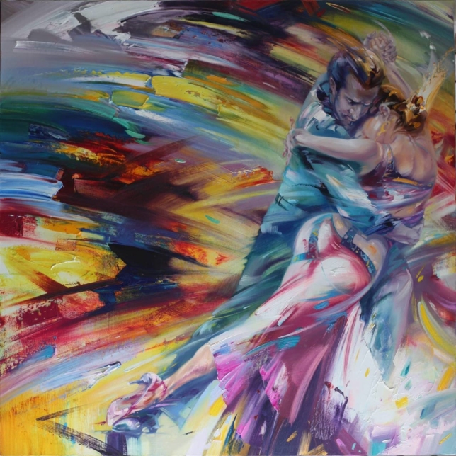 Painting for sale online - Dance of Freedom and Love