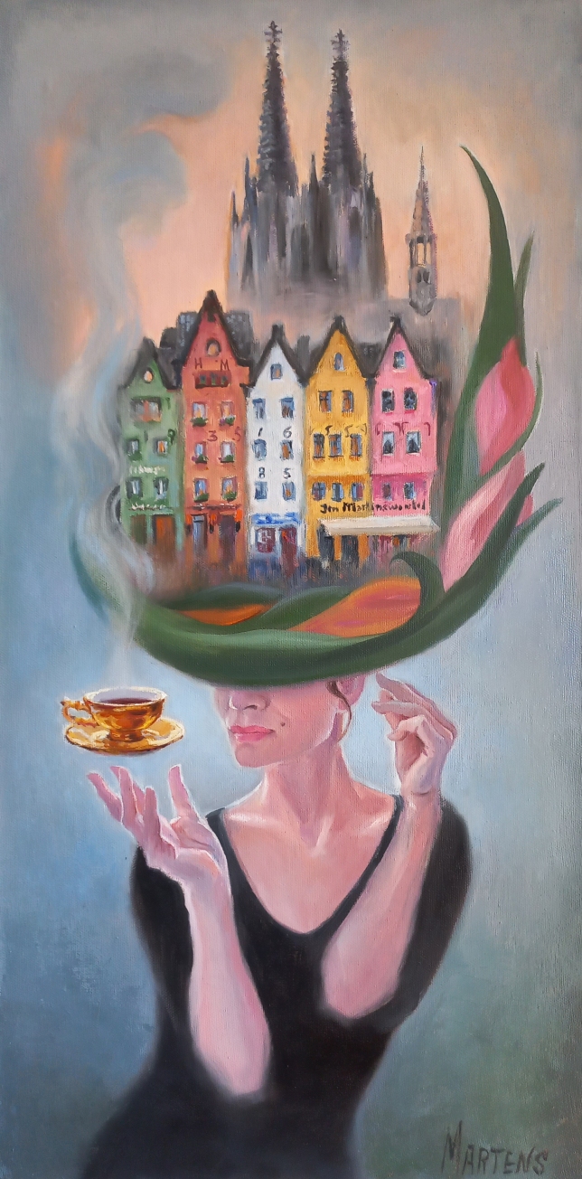 Painting for sale online - The Cologne Dream