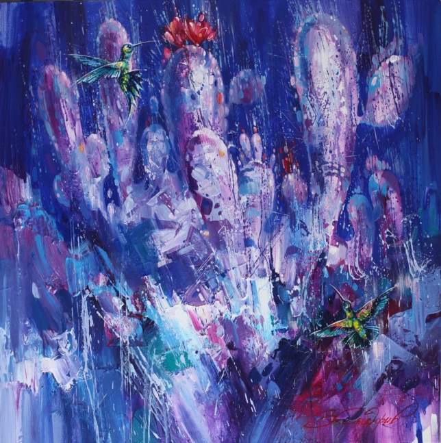 Painting for sale online - Night bloom