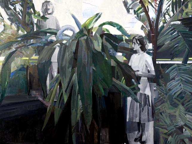 Painting for sale online - In the garden