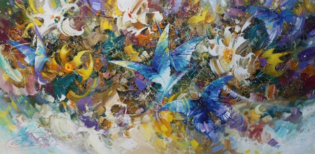 Painting for sale online - Wonderful Garden