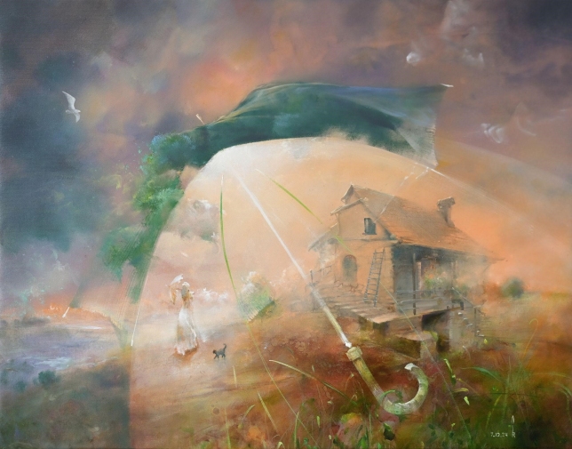 Painting for sale online - Walk in white