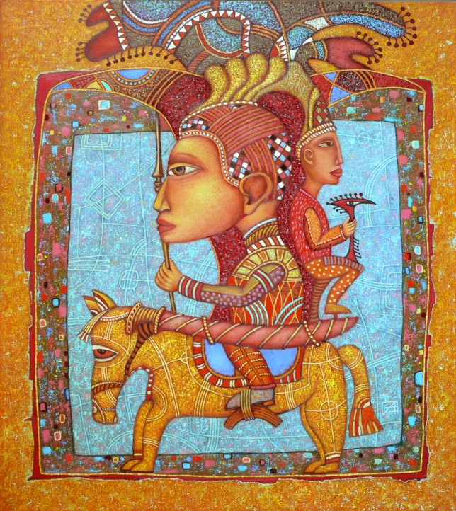 Painting for sale online - The leader is coming!