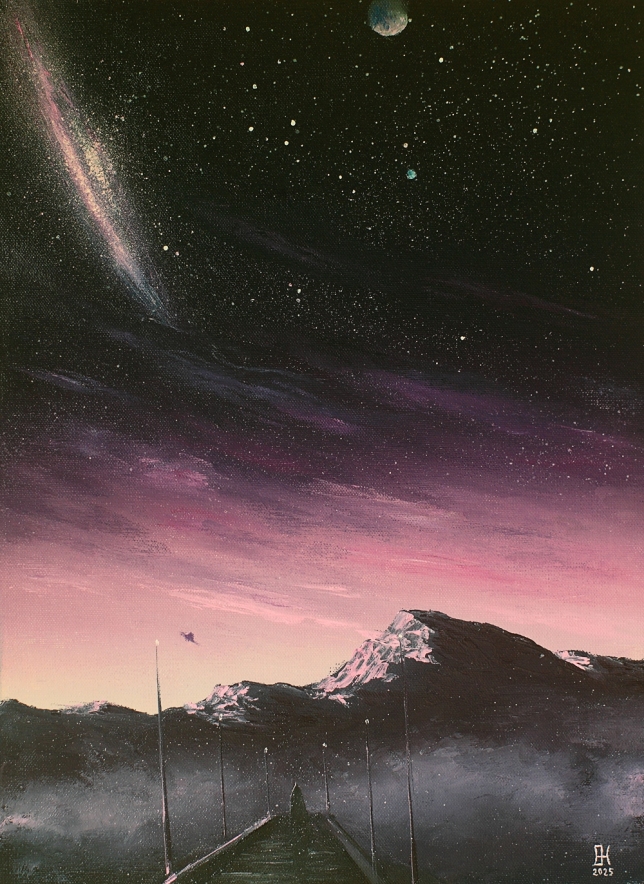 Painting for sale online - Arrival