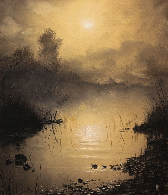 Painting for sale online - At the pond