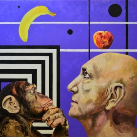 Painting for sale online - Who am I?