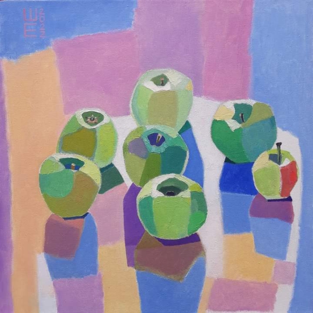 Painting for sale online - Apples on the table