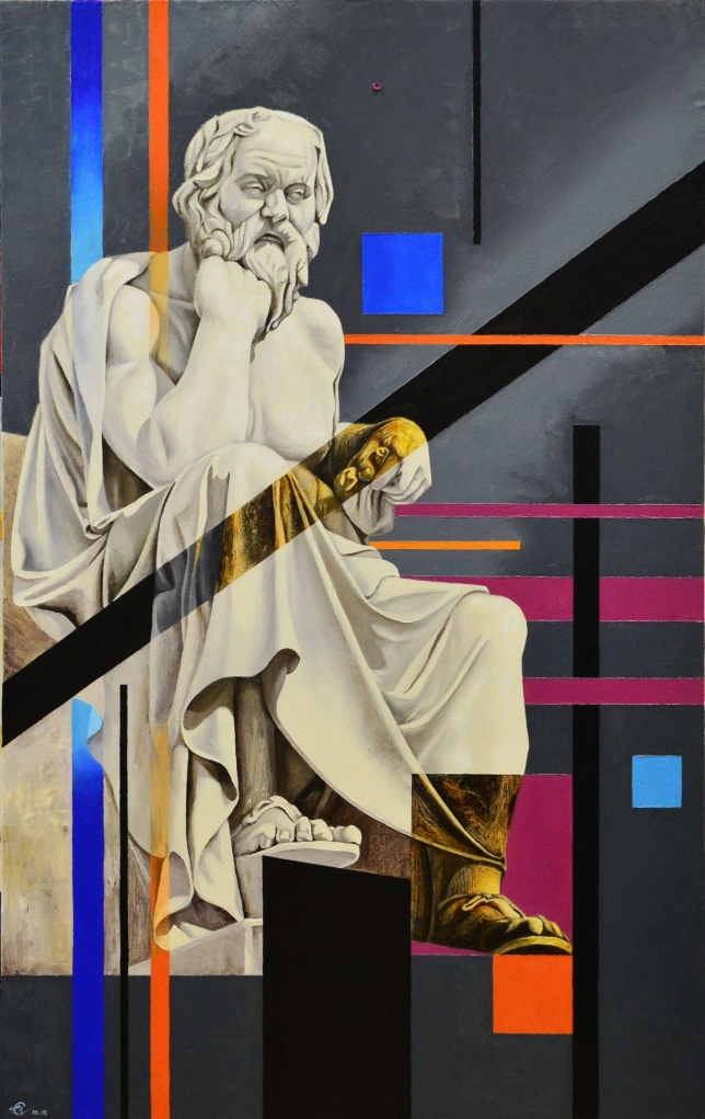 Painting for sale online - Socrates is no longer needed