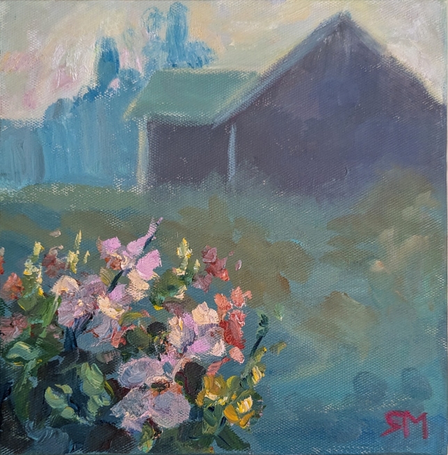 Painting for sale online - Dusk was falling